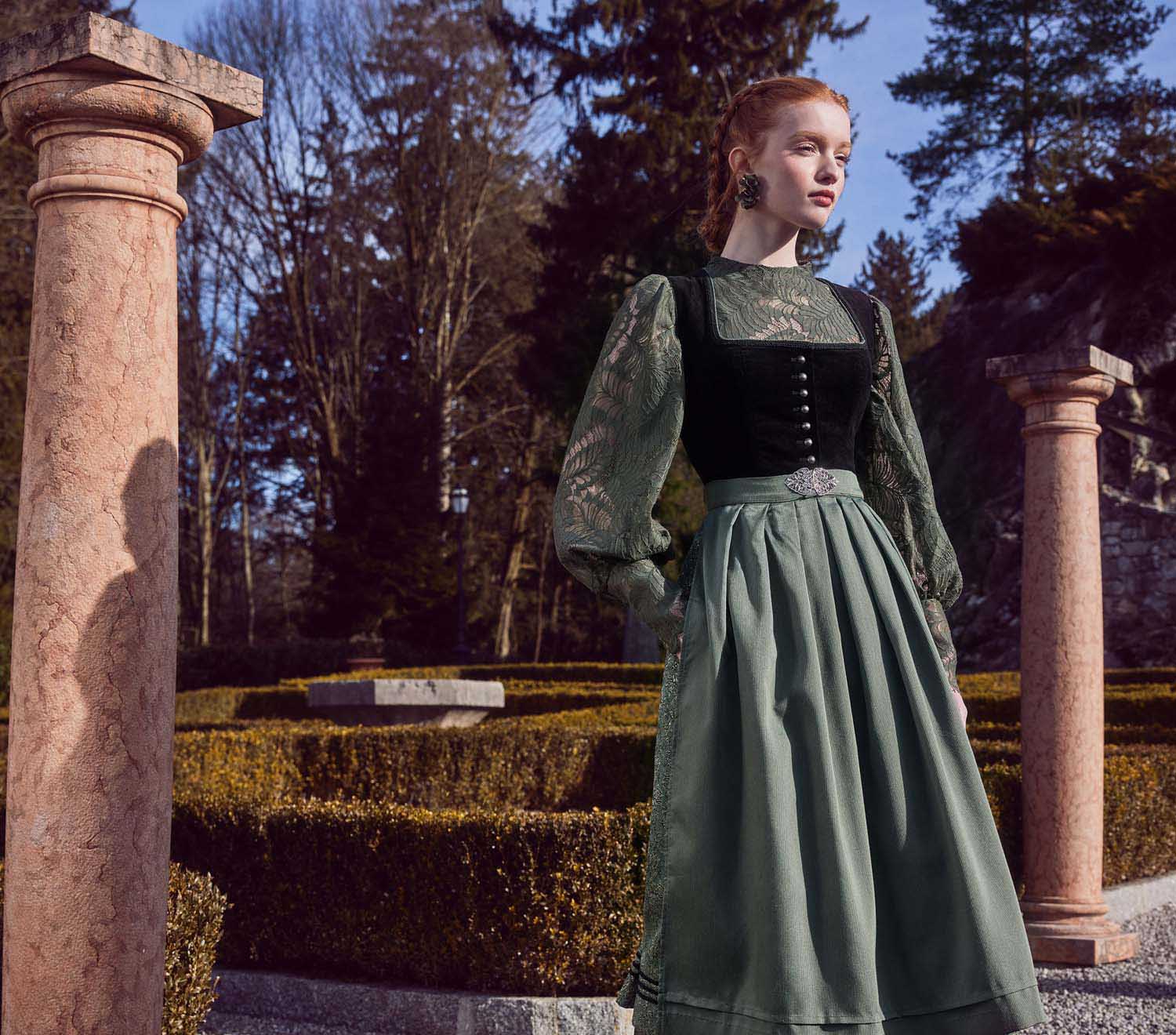 dirndl mit strumpfhose kombinieren